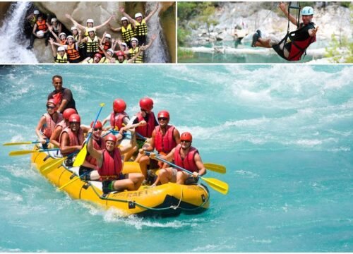 Extreme Rafting with Canyoning and Zipline